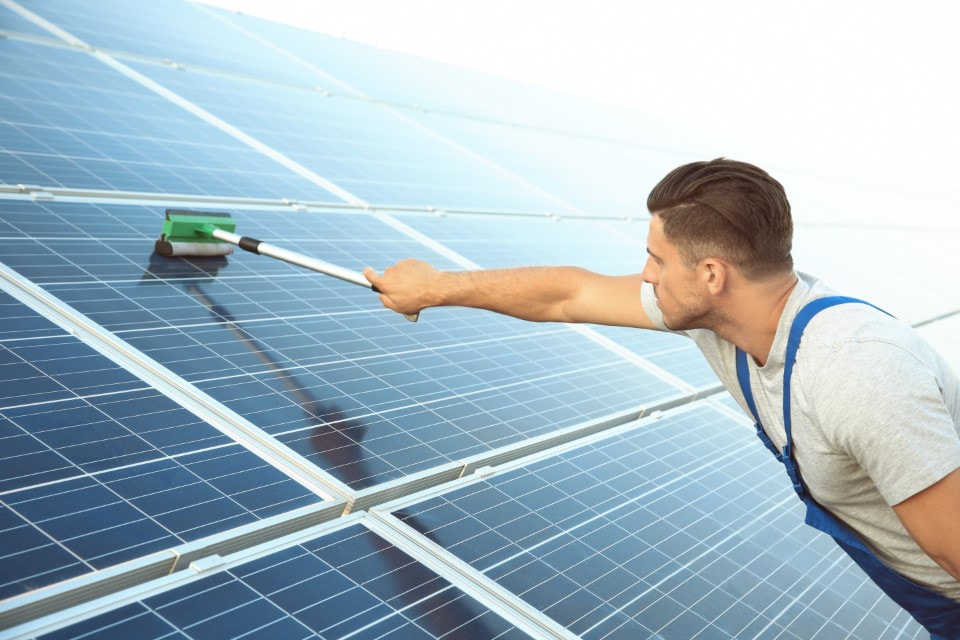 solar panel cleaning company near me
